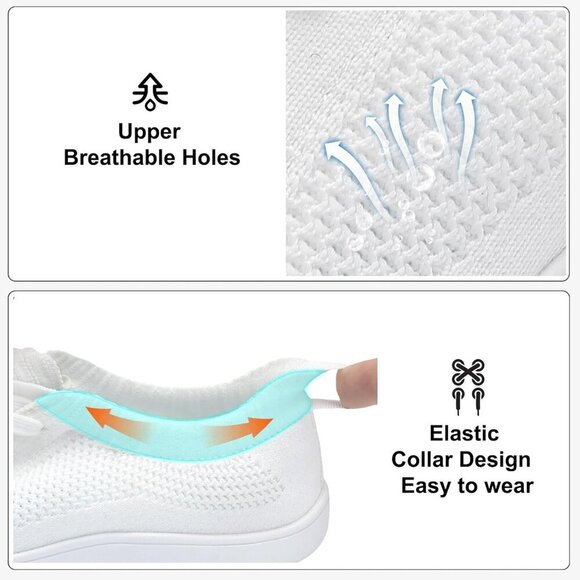 🆕 Womens Barefoot Minimalist Zero Drop Wide Toe Box Breathable Running Sneaker - Picture 3 of 6